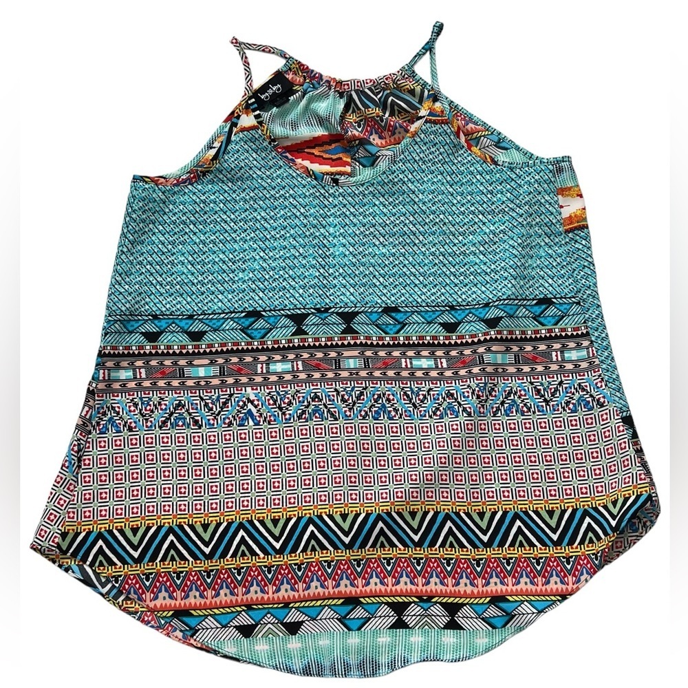 By By - Womens Aztec Print Tank Top Sz. SM